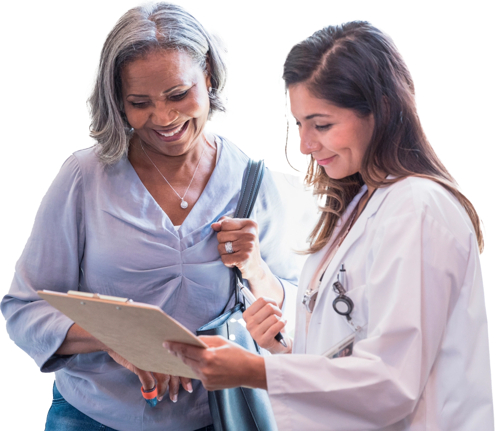 enfermera y paciente